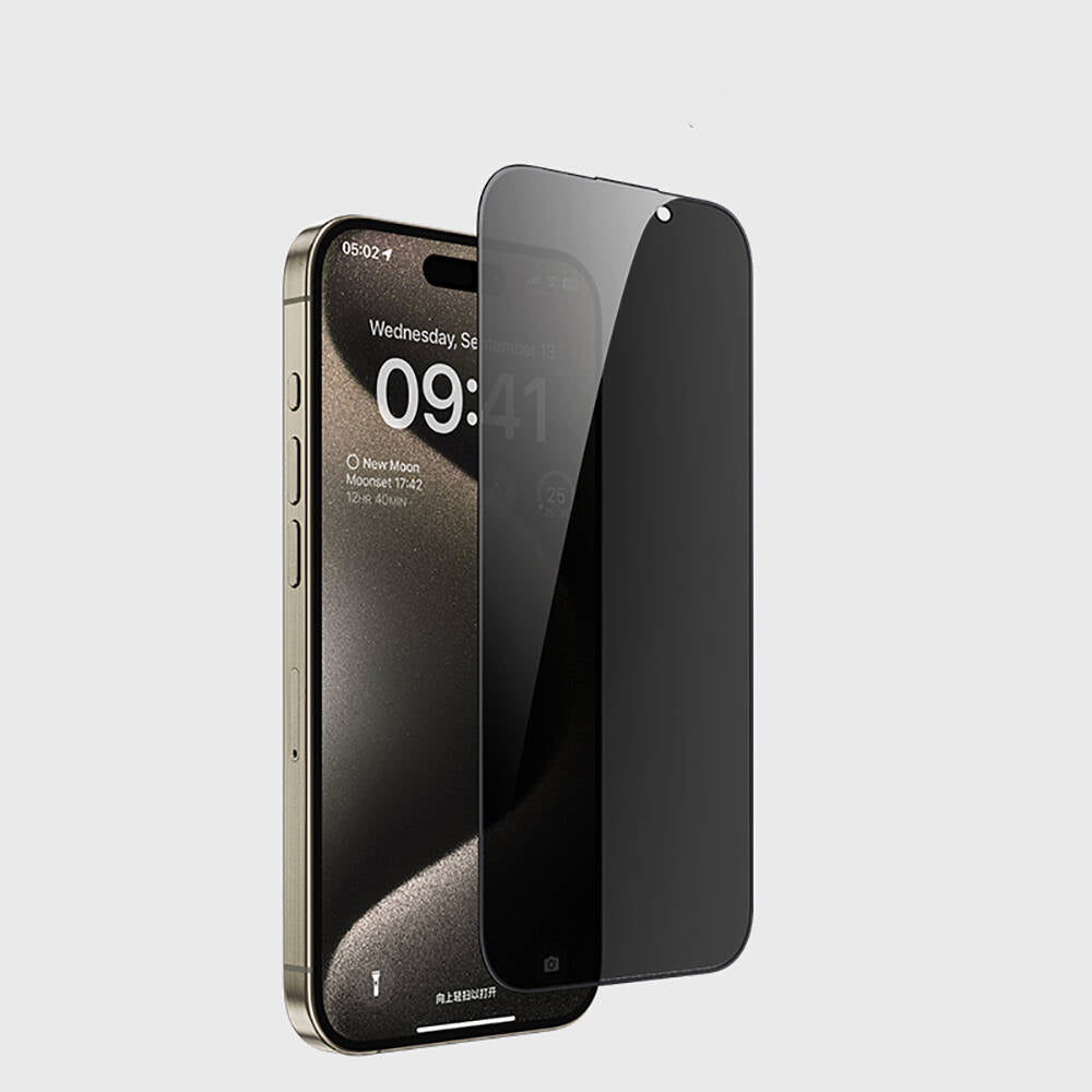 Casebang iPhone 16E Privacy Hayalet Ekran Koruyucu + Kolay Uygulama Aparatı