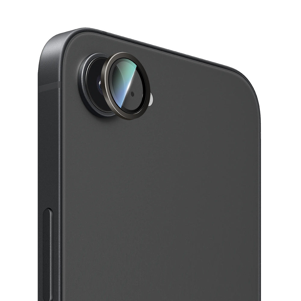 CaseWorld Alloy Serisi iPhone 16E Oleofobik Anti Reflective Kamera Lens Koruyucu