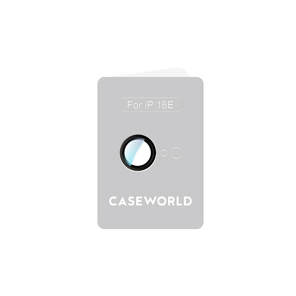 CaseWorld Alloy Serisi iPhone 16E Oleofobik Anti Reflective Kamera Lens Koruyucu