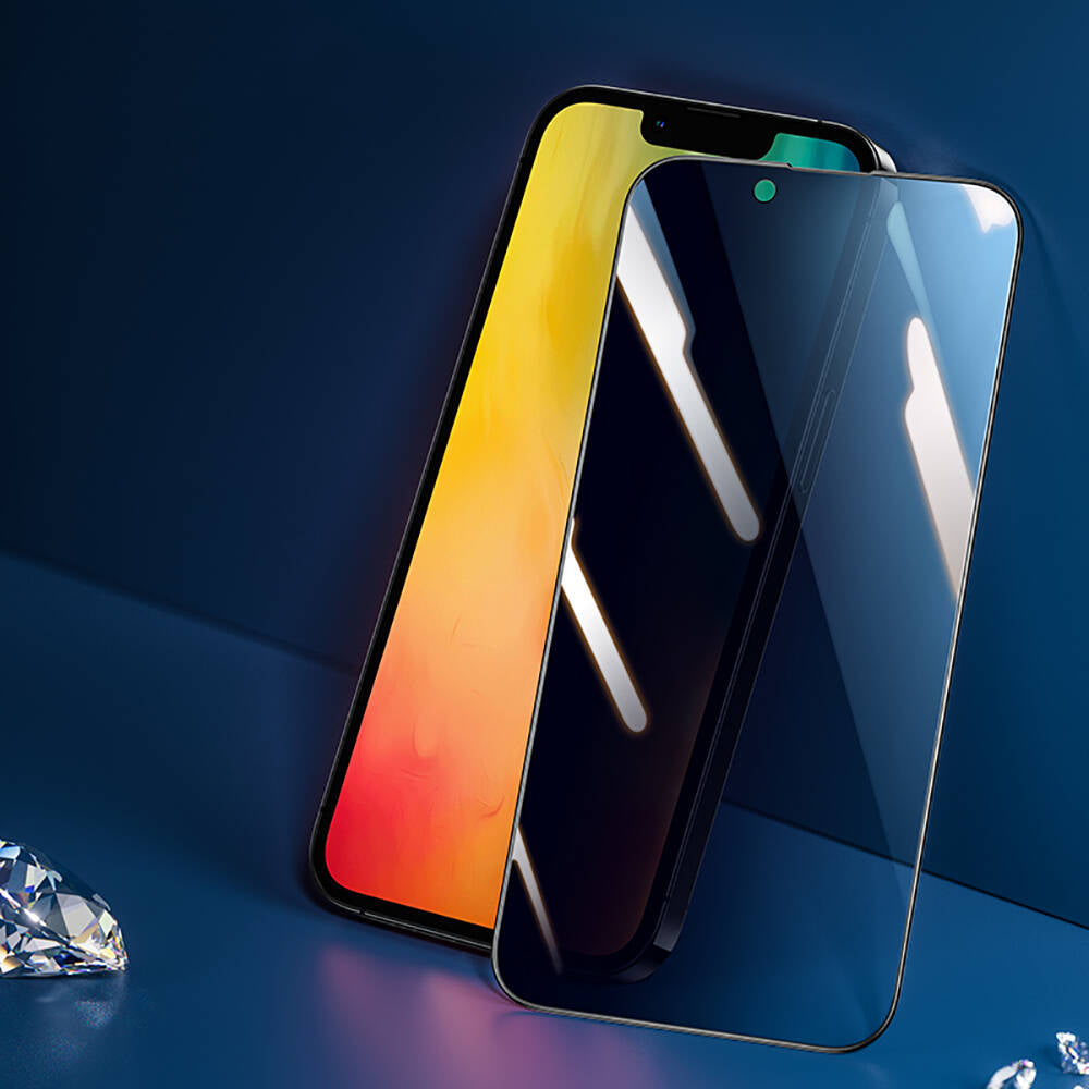 Benks iPhone 16E Hidrofobik Ve Oleofobik Özellikli Privacy Air Shield Ekran Koruyucu