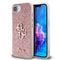 Guess iPhone 16E Orjinal Lisanslı 4G Büyük Metal Logolu Glitter Telefon Kılıfı