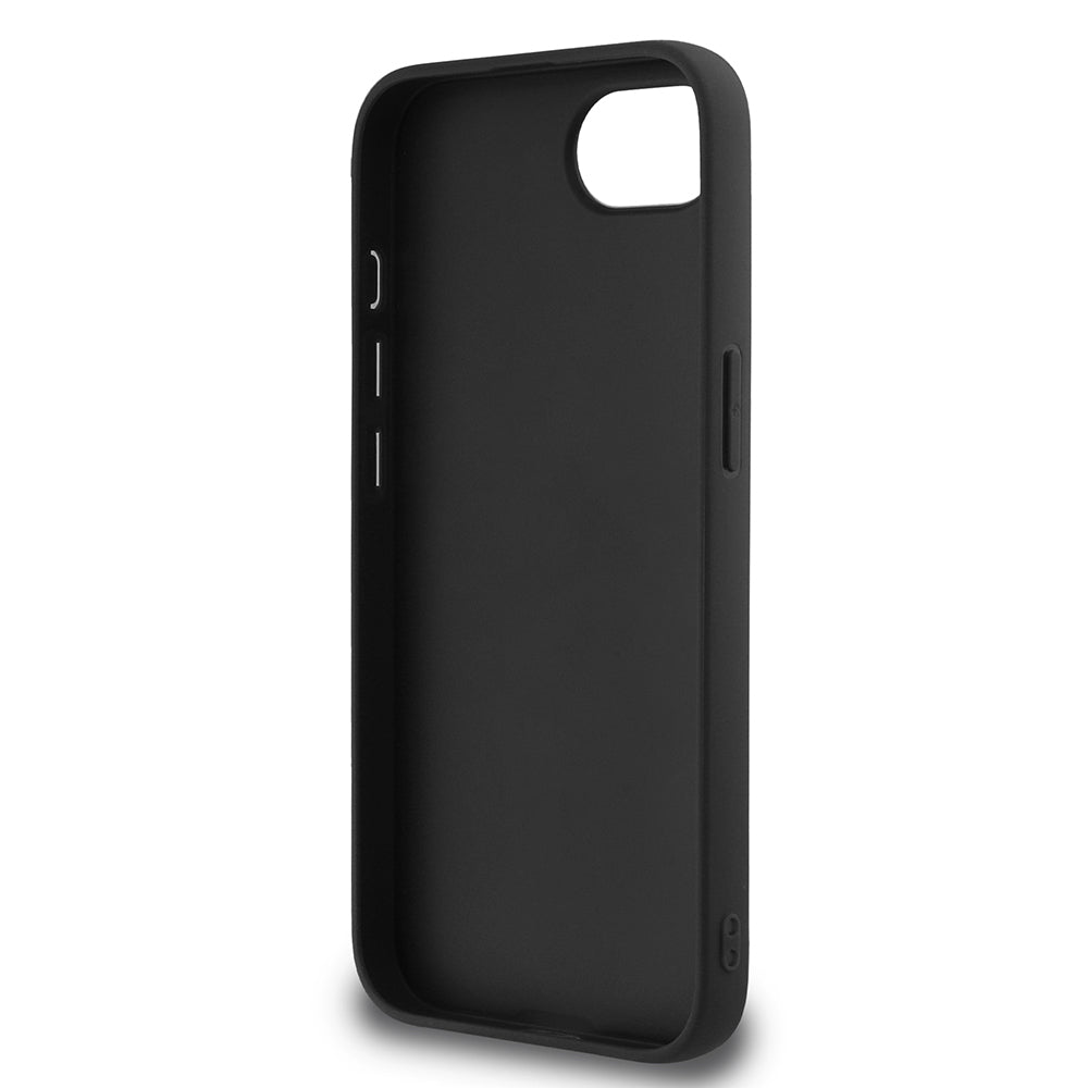 Guess iPhone 16E Orjinal Lisanslı 4G Büyük Metal Logolu Glitter Telefon Kılıfı