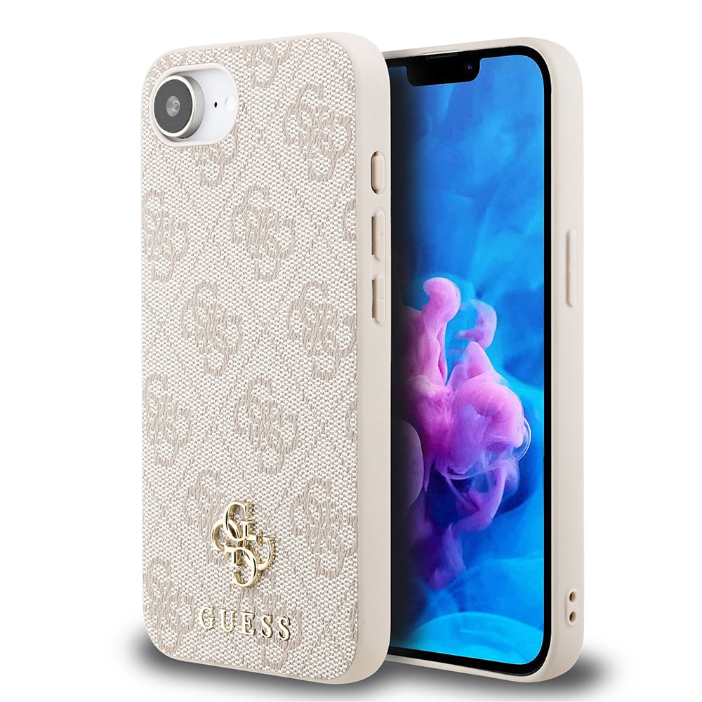 Guess iPhone 16E Orjinal Lisanslı Magsafe Small 4G Classic Telefon Kılıfı