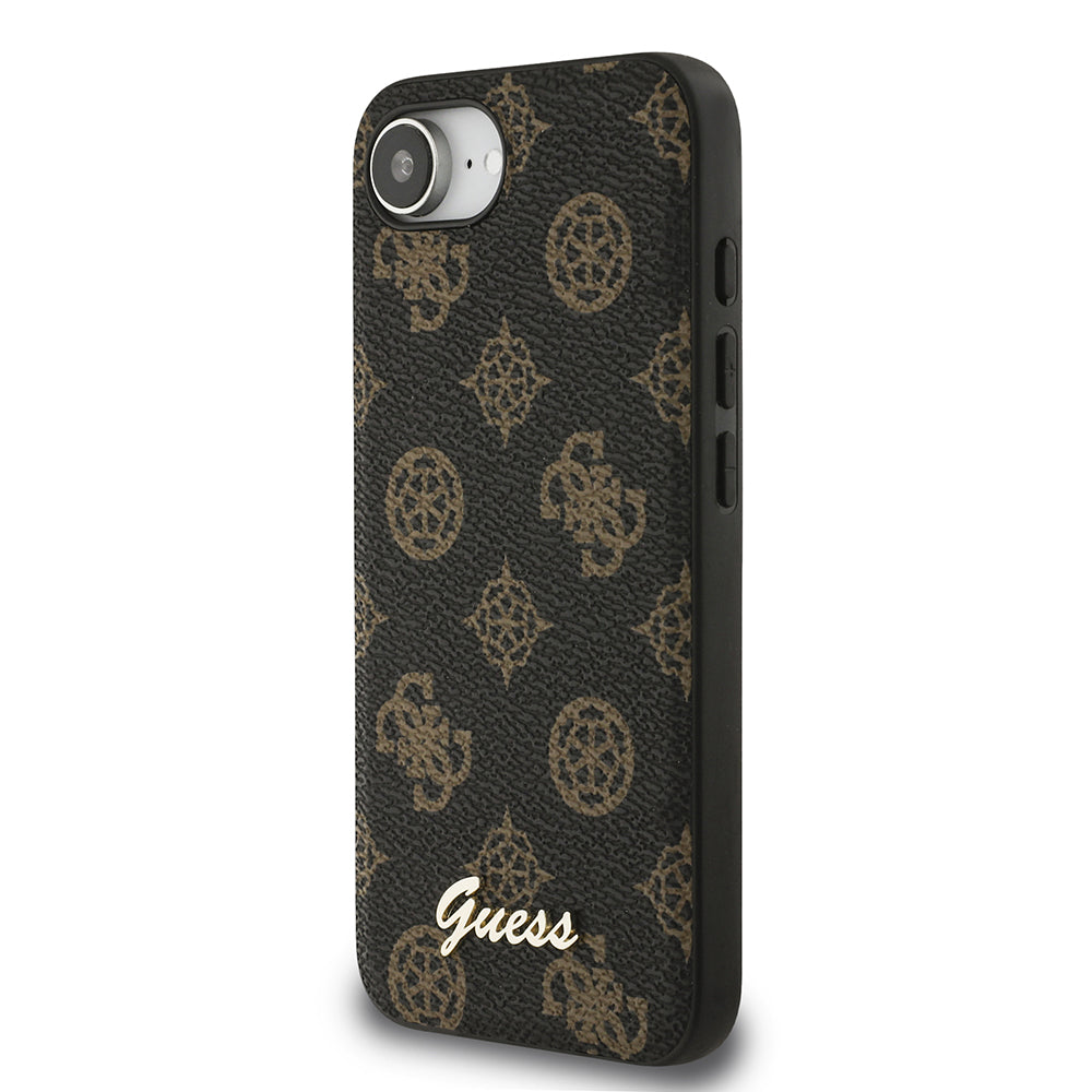 Guess iPhone 16E Orjinal Lisanslı Magsafe Yazı Logolu Peony Kılıf