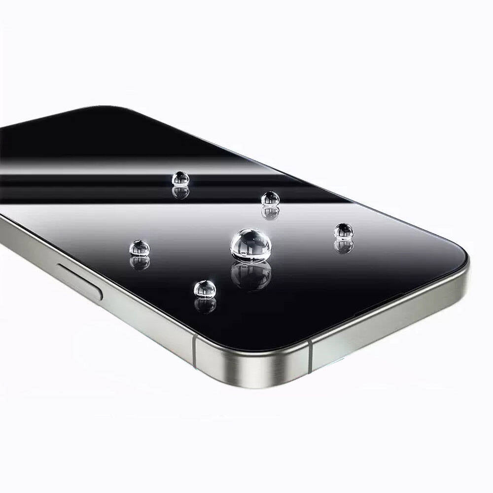 Wiwu GT-008 iPhone 16E Polimer Oleofobik Kaplama Şeffaf Pürüzsüz Temperli Cam Ekran Koruyucu 10'lu Paket