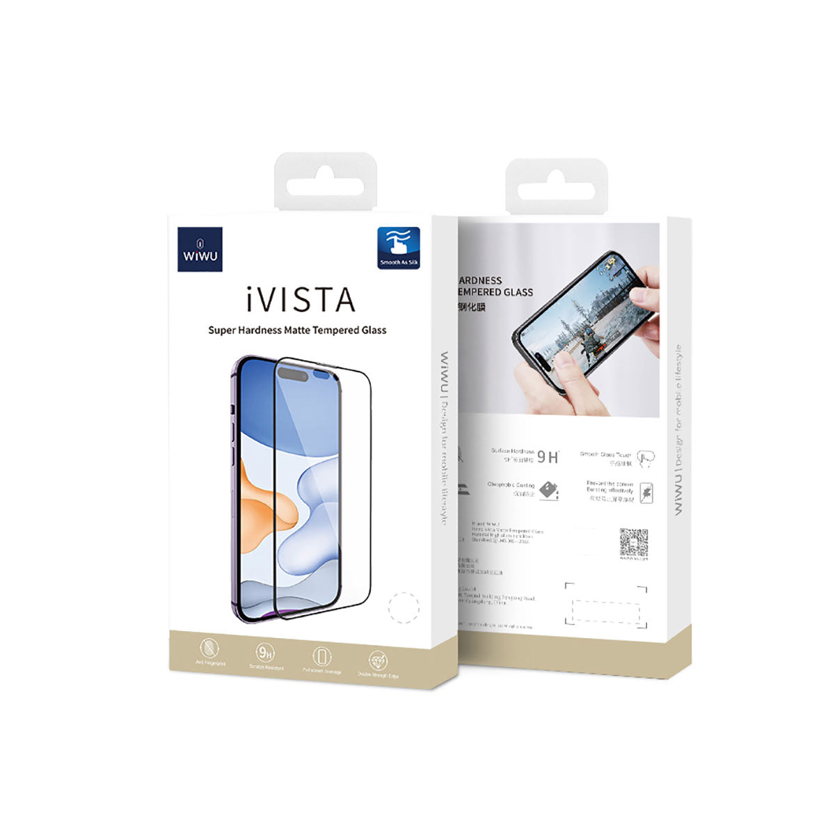 Wiwu iPhone 16E iVista Screen Matte Ultra Güçlü Temperli Mat Ekran Koruyucu