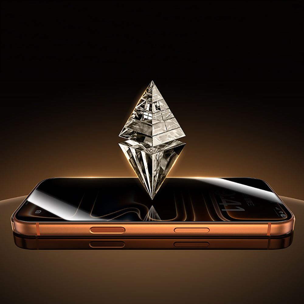 Benks Glass Warrior 2.0 EZFita iPhone 17 Air Privacy Hayalet Cam Ekran Koruyucu + Kolay Uygulama Aparatı