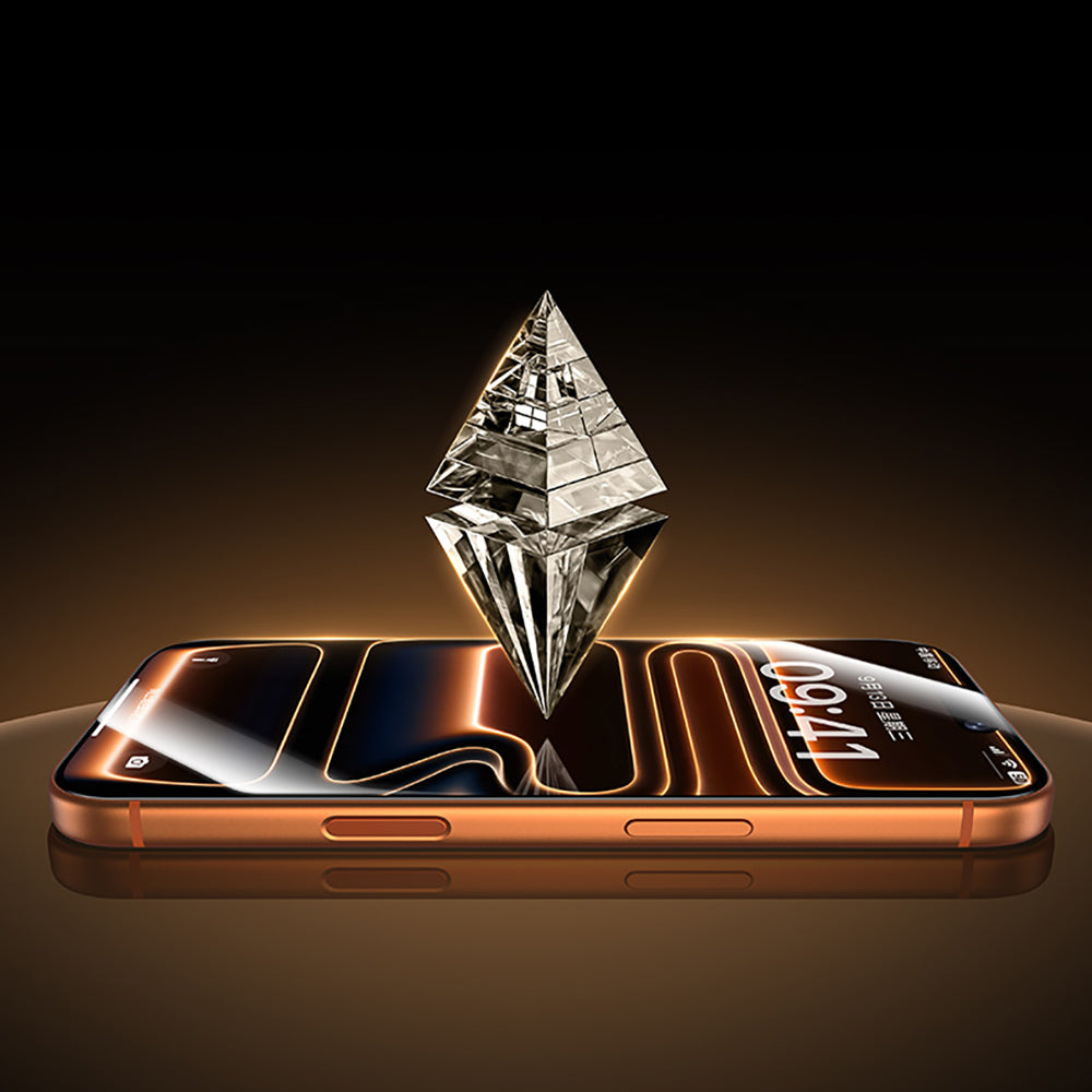 Benks Glass Warrior 2.0 EZFita iPhone 17 Air Safir Cam Ekran Koruyucu + Kolay Uygulama Aparatı