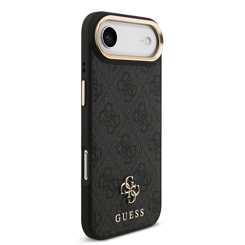 Guess iPhone 17 Air Orjinal Lisanslı 4G ve Yazı Logolu Kılıf + Ekran Koruyucu + Lens Koruyucu 3in1 Aksesuar Seti