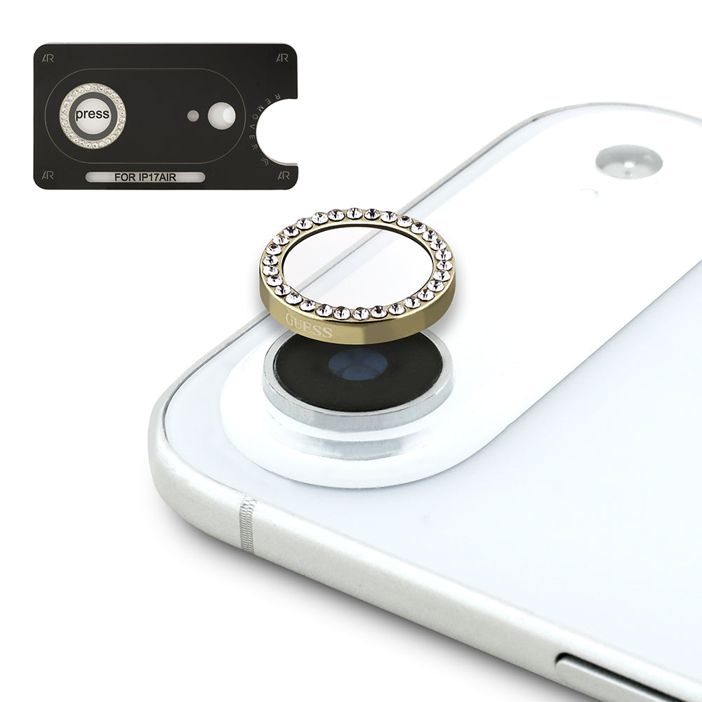 Guess iPhone 17 Air Orjinal Lisanslı 4G ve Yazı Logolu Kılıf + Ekran Koruyucu + Lens Koruyucu 3in1 Aksesuar Seti