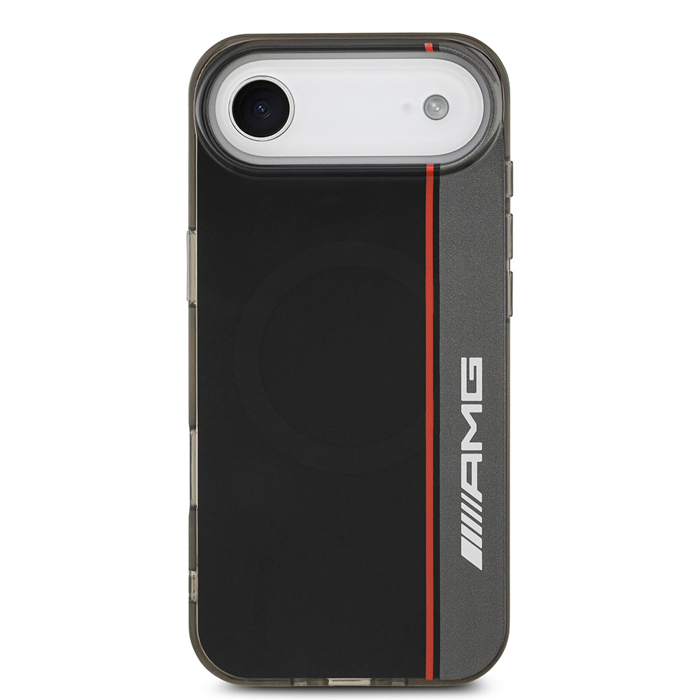 AMG iPhone 17 Air Orjinal Lisanslı M-safe Şarj Özellikli IML Baskı Logolu Çift Katmanlı Bow Lines Kılıf