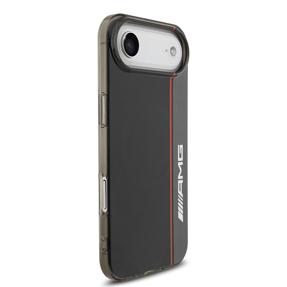 AMG iPhone 17 Air Orjinal Lisanslı M-safe Şarj Özellikli IML Baskı Logolu Çift Katmanlı Bow Lines Kılıf