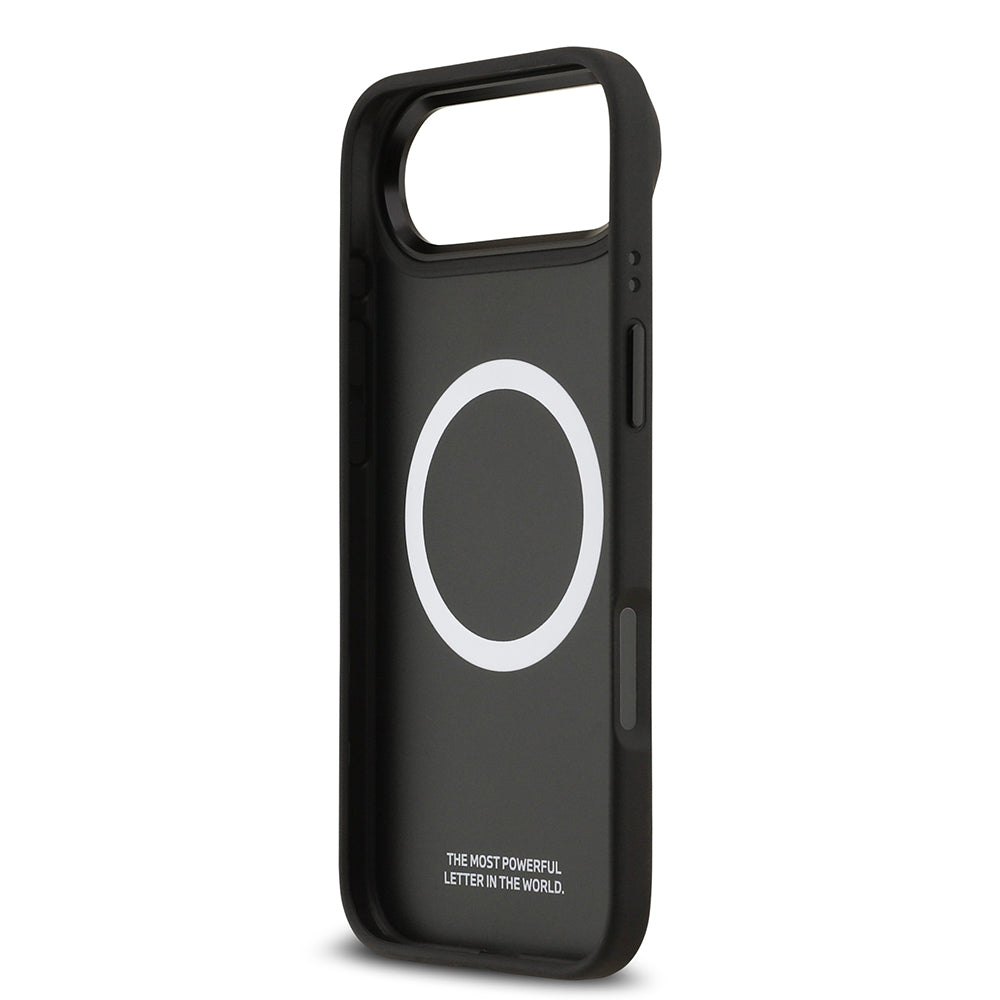 BMW iPhone 17 Air Orjinal Lisanslı M-safe Şarj Özellikli Karbon Fiber Metal Logolu Kevlar Kılıf