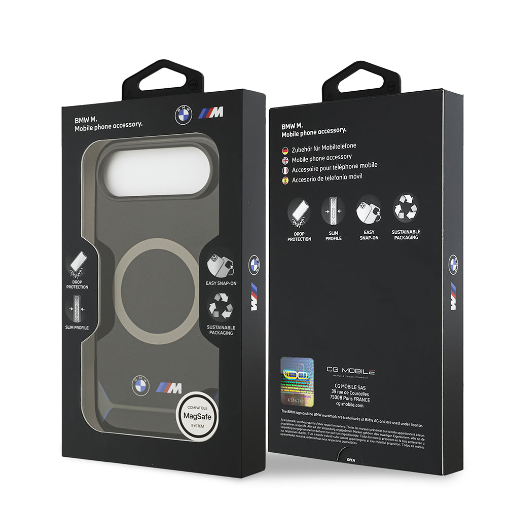 BMW iPhone 17 Air Orjinal Lisanslı M-safe Şarj Özellikli Metal Buton Tasarımlı IML Baskılı M Dizayn Kılıf