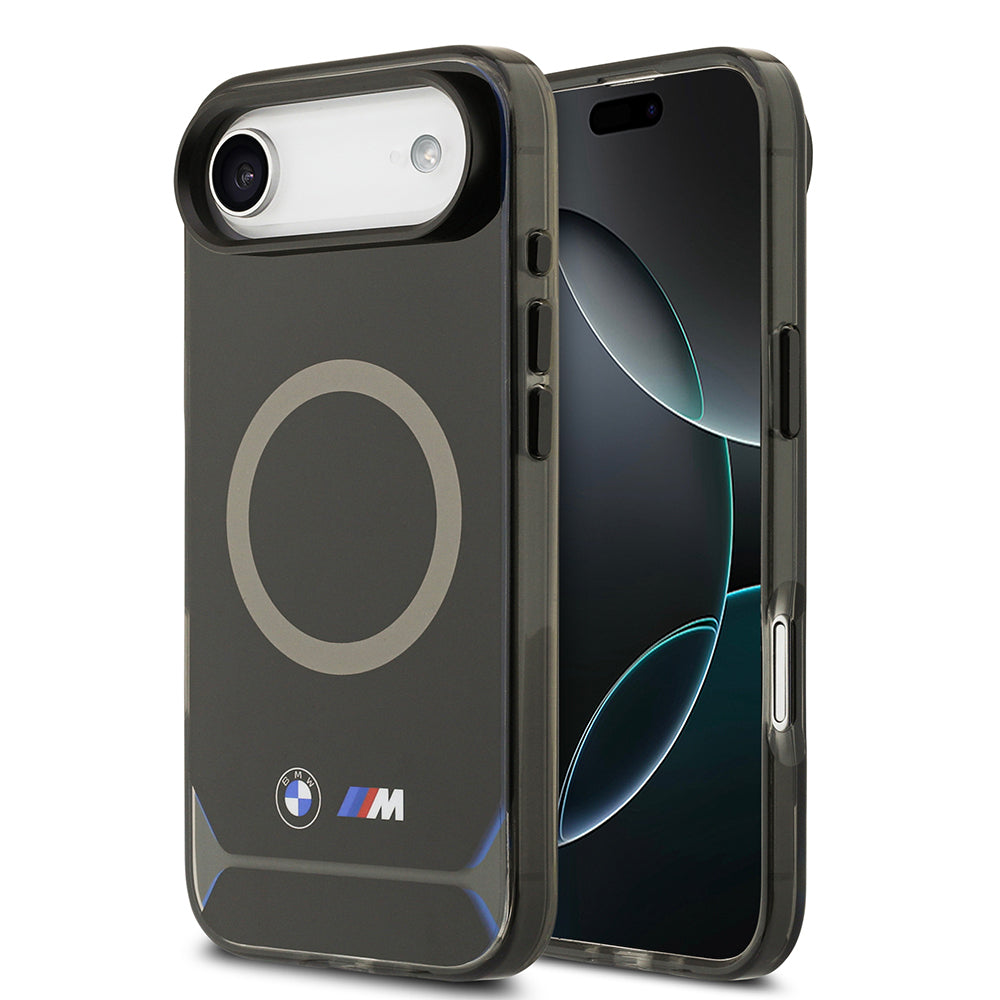 BMW iPhone 17 Air Orjinal Lisanslı M-safe Şarj Özellikli Metal Buton Tasarımlı IML Baskılı M Dizayn Kılıf