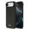DKNY iPhone 17 Air Orjinal Lisanslı M-safe Şarj Özellikli 3D Yazılı Grid Pattern Telefon Kılıfı