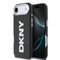 DKNY iPhone 17 Air Orjinal Lisanslı M-safe Şarj Özellikli PU Büyük Dikey Logolu Telefon Kılıfı