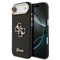 Guess iPhone 17 Air Orjinal Lisanslı 4G Büyük Metal Kamera Çerçeveli ve Logolu Glitter Telefon Kılıfı