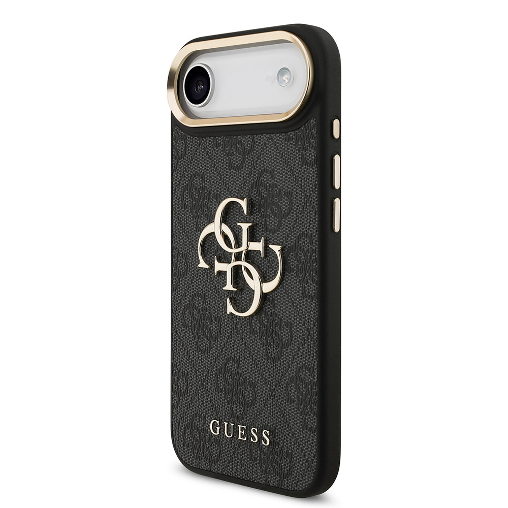 Guess iPhone 17 Air Orjinal Lisanslı 4G Büyük Metal Logolu Kalın Askılı Kılıf