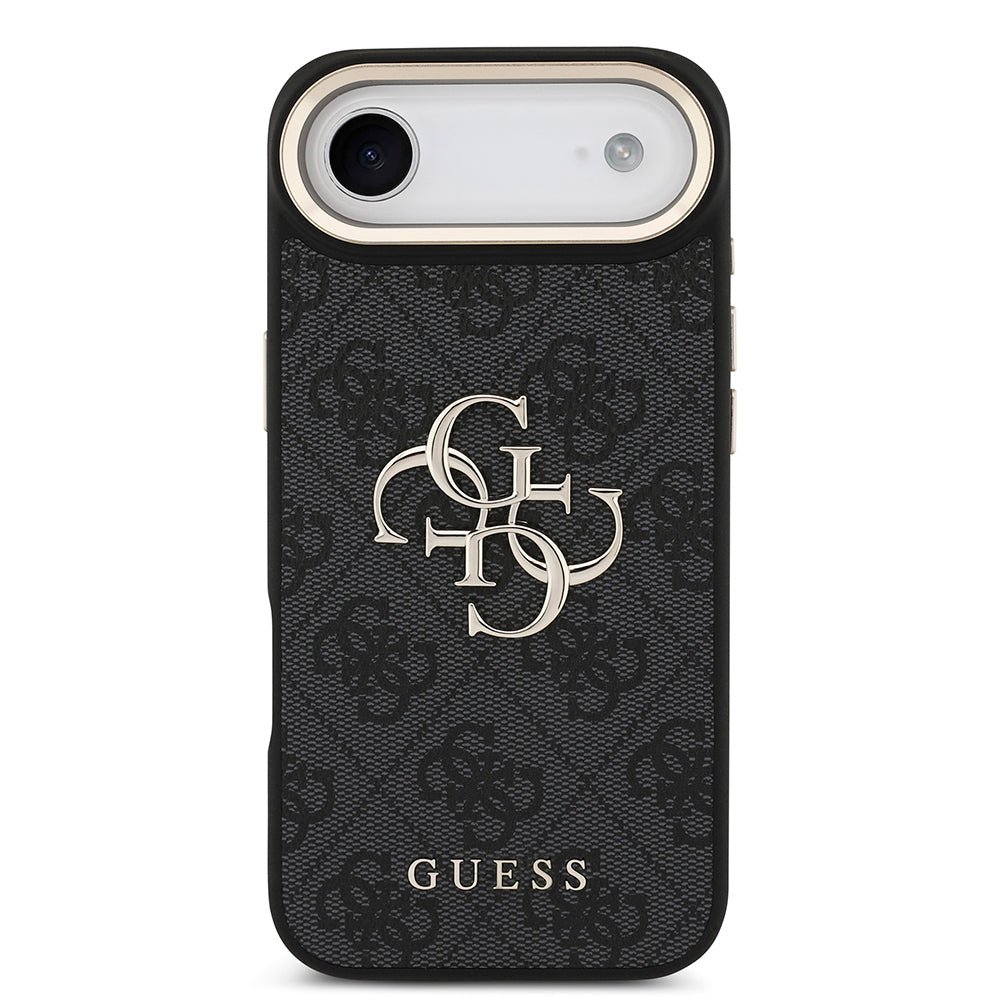 Guess iPhone 17 Air Orjinal Lisanslı 4G Büyük Metal Logolu Kalın Askılı Kılıf