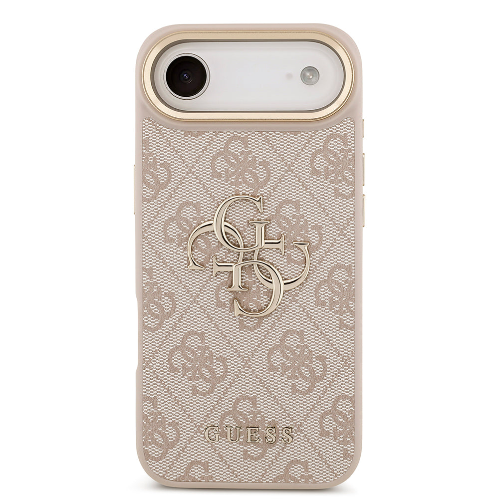 Guess iPhone 17 Air Orjinal Lisanslı 4G Büyük Metal Logolu Kalın Askılı Kılıf