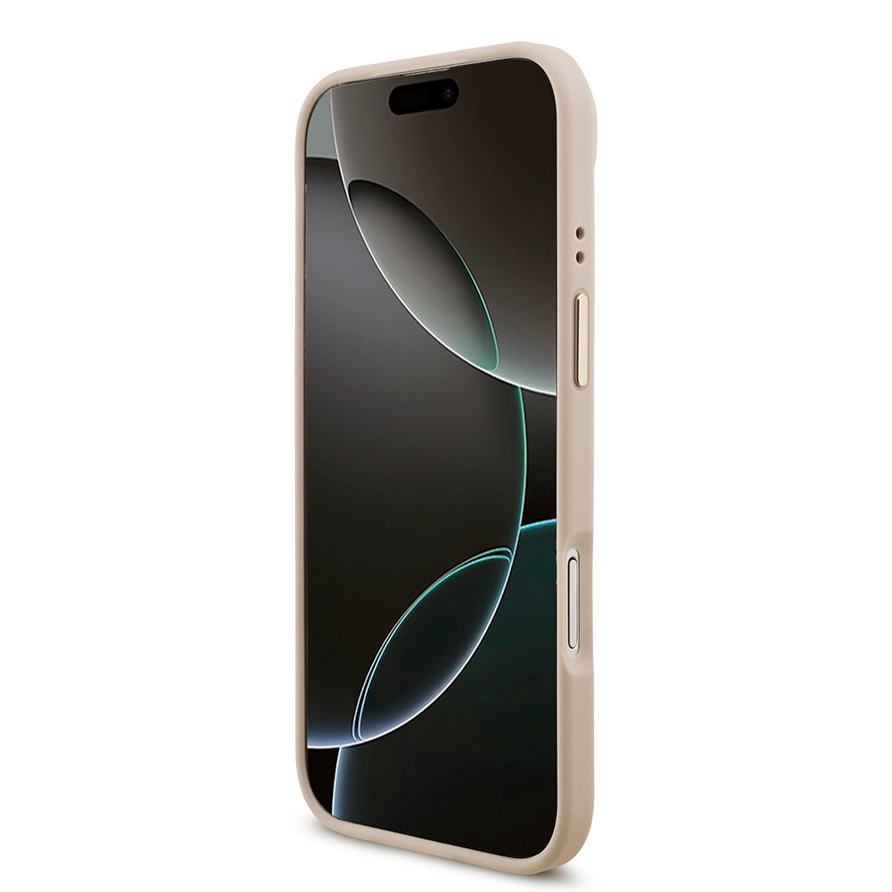 Guess iPhone 17 Air Orjinal Lisanslı 4G Büyük Metal Logolu Kalın Askılı Kılıf