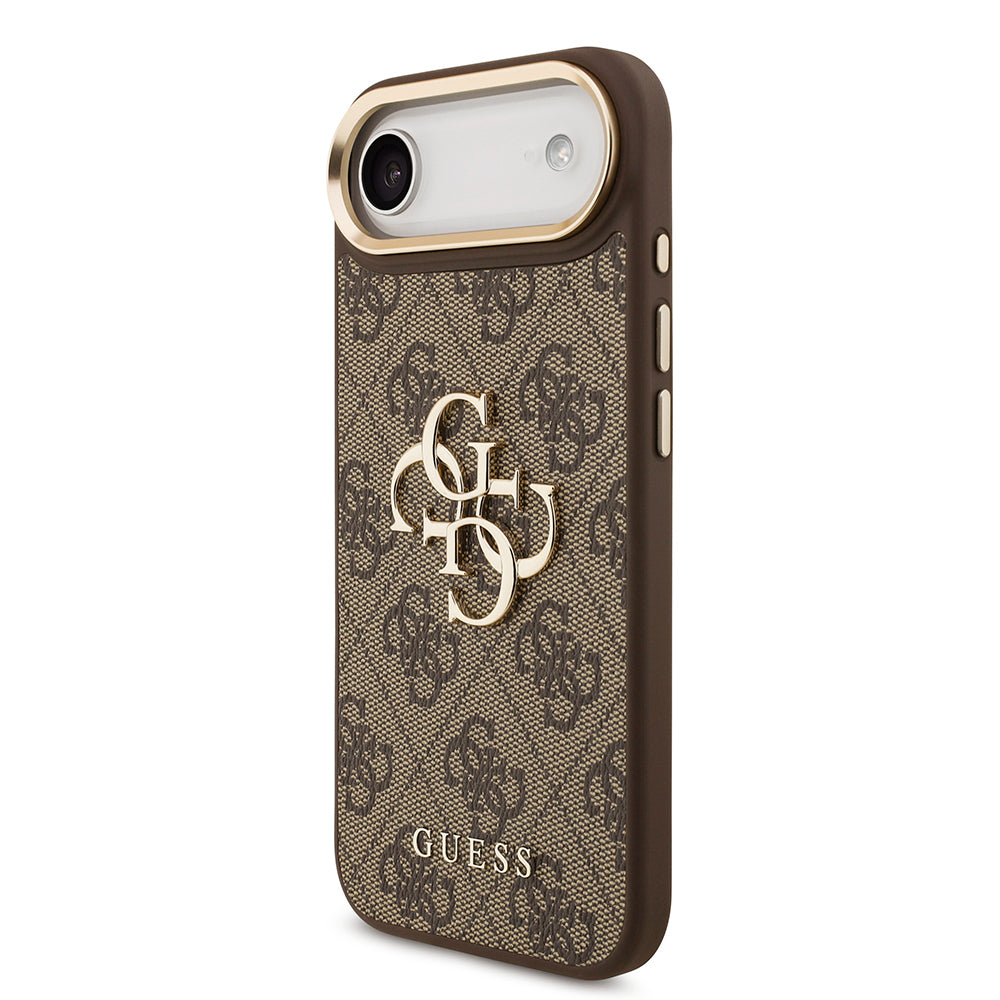 Guess iPhone 17 Air Orjinal Lisanslı 4G Büyük Metal Logolu Kalın Askılı Kılıf