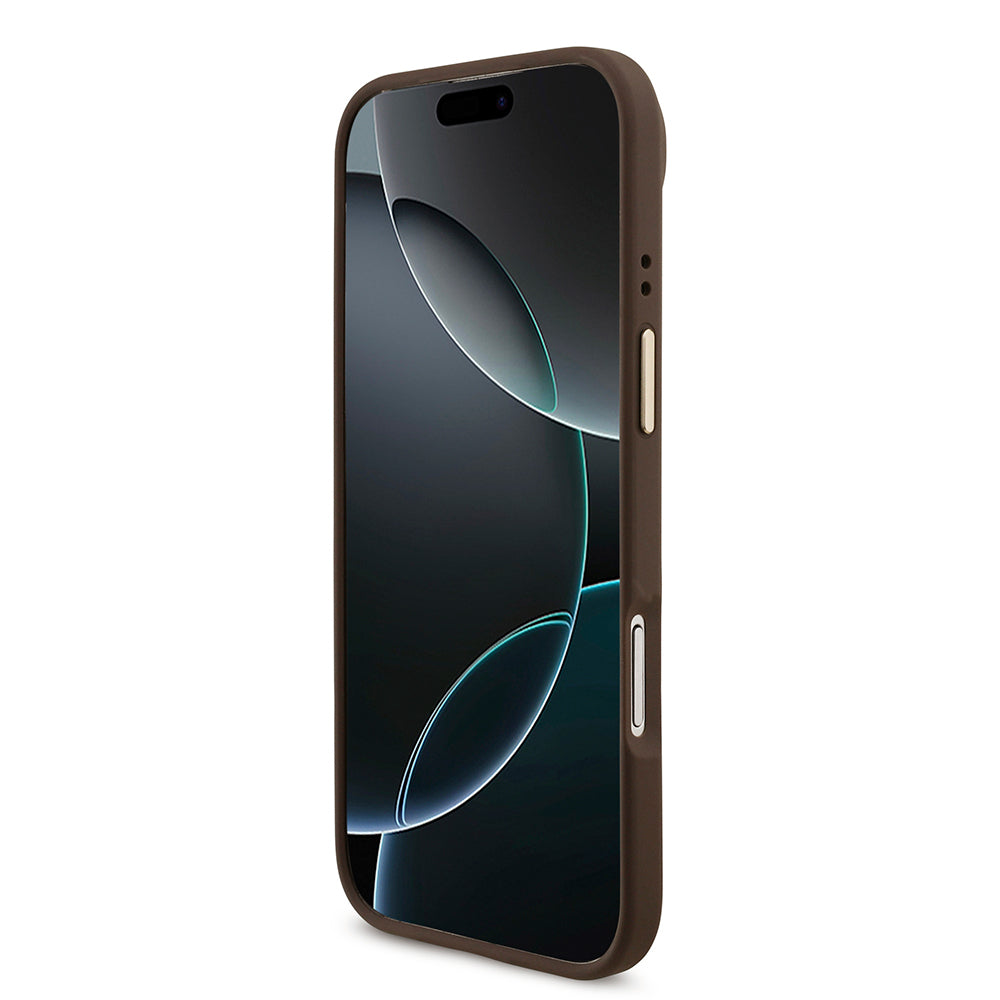 Guess iPhone 17 Air Orjinal Lisanslı 4G Büyük Metal Logolu Kalın Askılı Kılıf