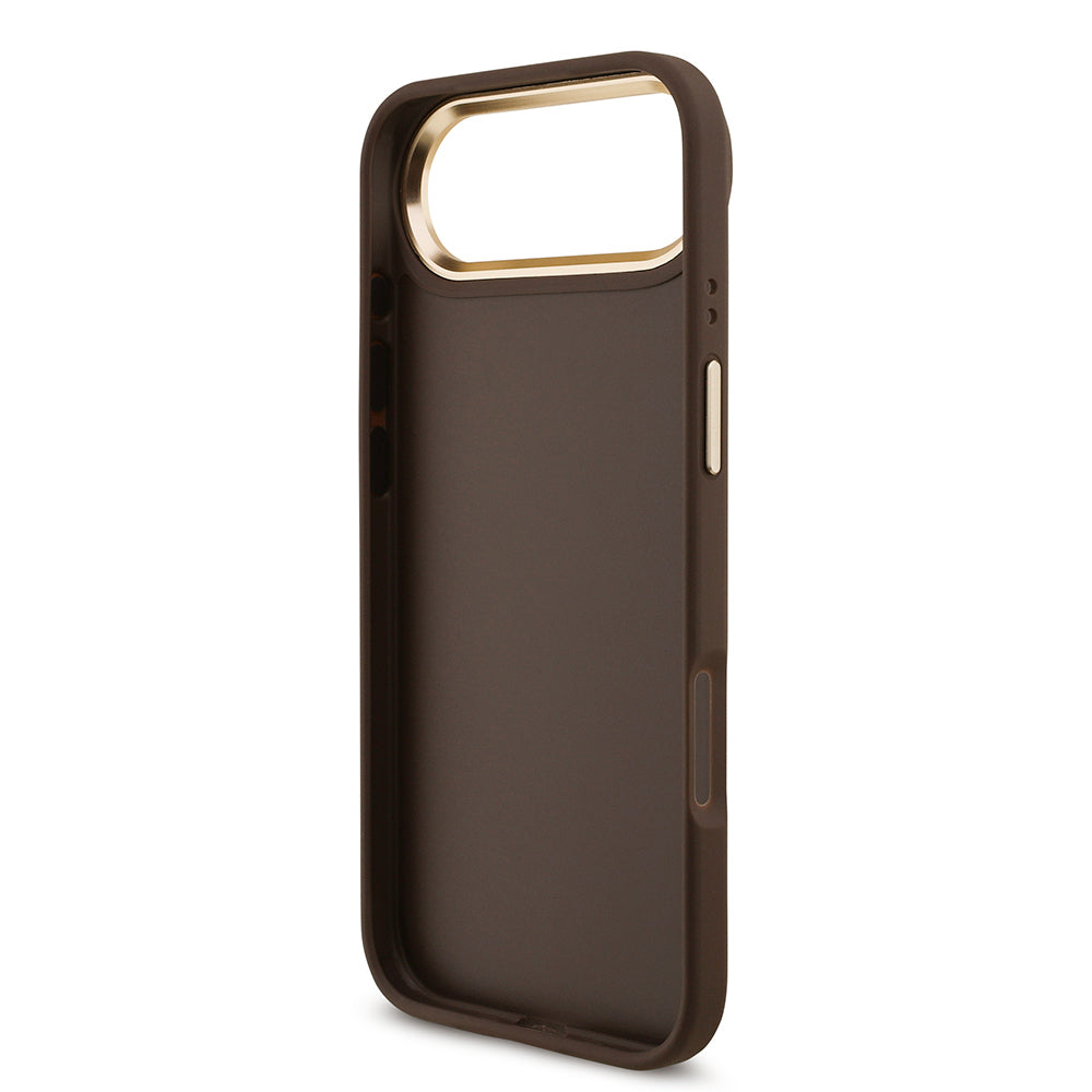 Guess iPhone 17 Air Orjinal Lisanslı 4G Büyük Metal Logolu Kalın Askılı Kılıf