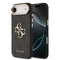 Guess iPhone 17 Air Orjinal Lisanslı Gold Metal Kamera Çerçeveli 4G Desenli Metal Büyük 4G ve Yazı Logolu Telefon Kılıfı