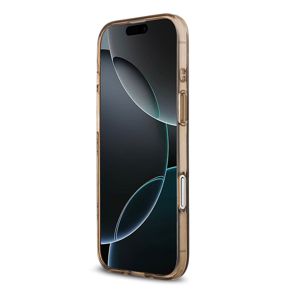 Guess iPhone 17 Air Orjinal Lisanslı M-safe Şarj Özellikli IML Peony ve 4G Desenli Klasik Logolu Kılıf