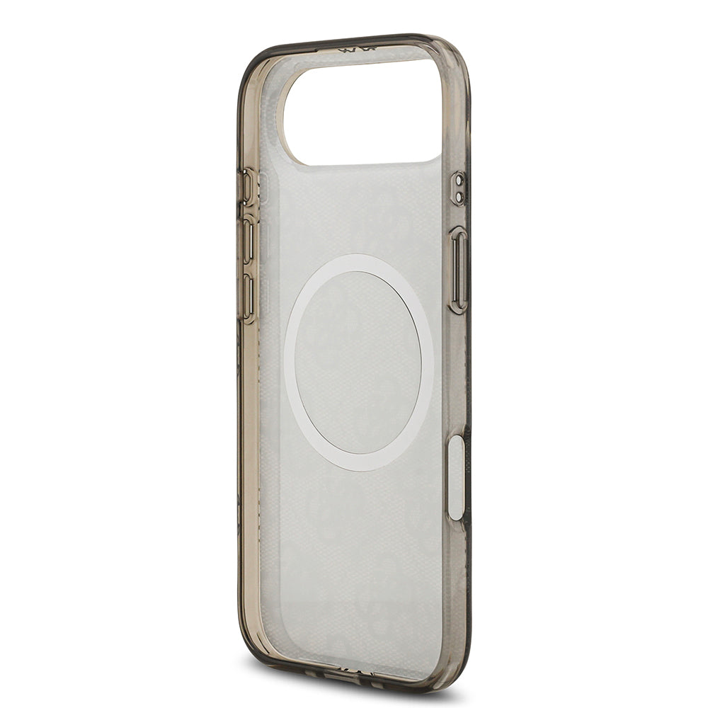 Guess iPhone 17 Air Orjinal Lisanslı M-safe Şarj Özellikli IML Peony ve 4G Desenli Klasik Logolu Kılıf