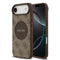 Guess iPhone 17 Air Orjinal Lisanslı M-safe Şarj Özellikli Yazı Logolu Circle Classic Kılıf