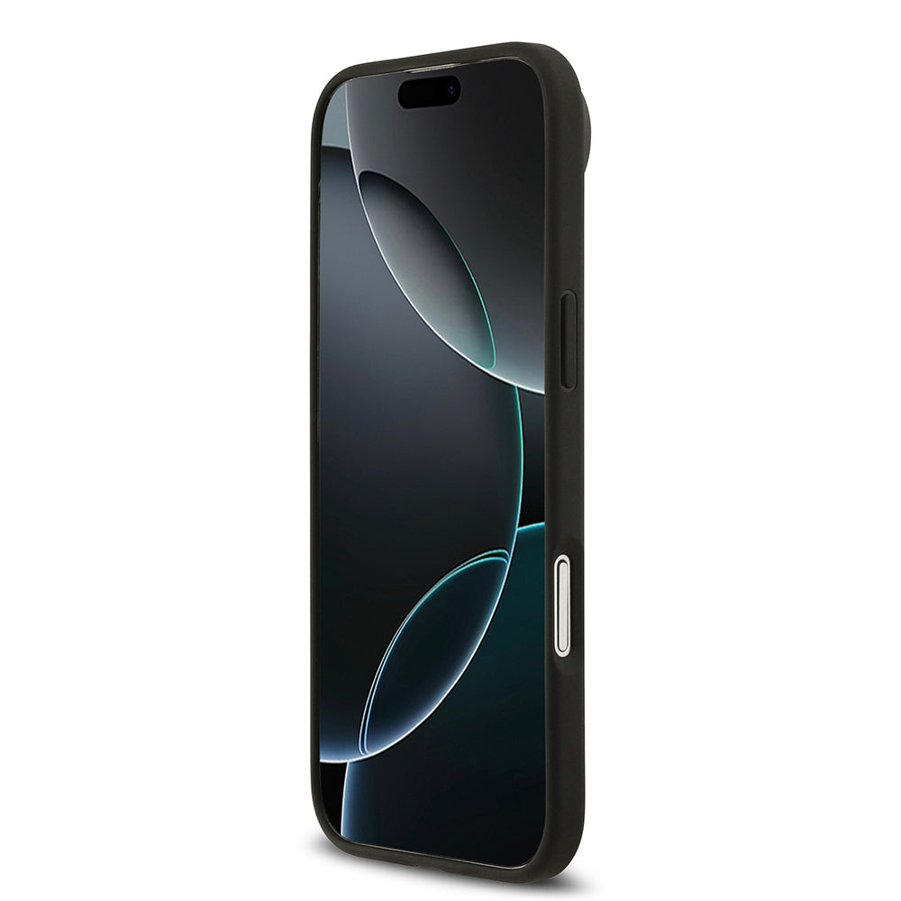 Guess iPhone 17 Air Orjinal Lisanslı M-safe Şarj Özellikli Yazı Logolu Circle Classic Kılıf