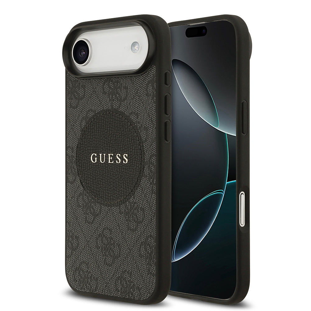 Guess iPhone 17 Air Orjinal Lisanslı M-safe Şarj Özellikli Yazı Logolu Circle Classic Kılıf