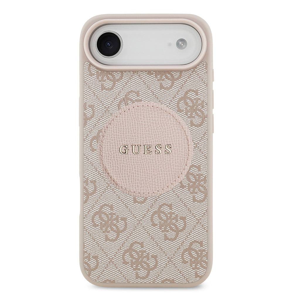 Guess iPhone 17 Air Orjinal Lisanslı M-safe Şarj Özellikli Yazı Logolu Circle Classic Kılıf