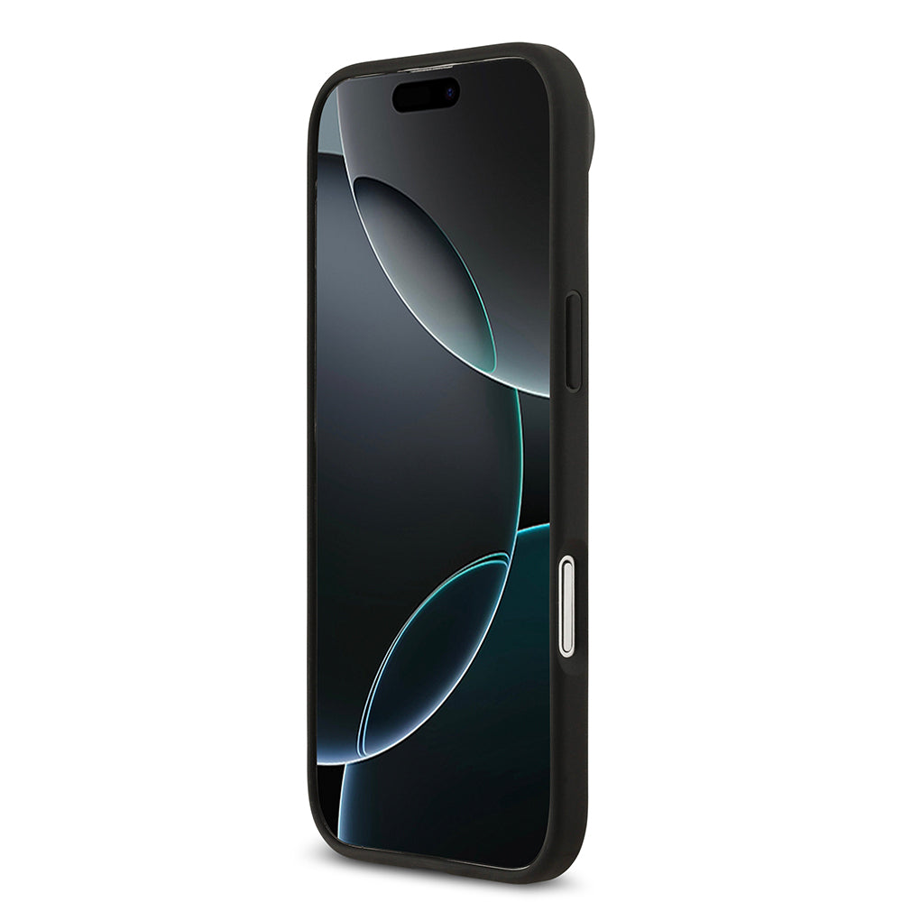 Guess iPhone 17 Air Orjinal Lisanslı PU Deri 4G Desenli Üçgen Logolu Kılıf