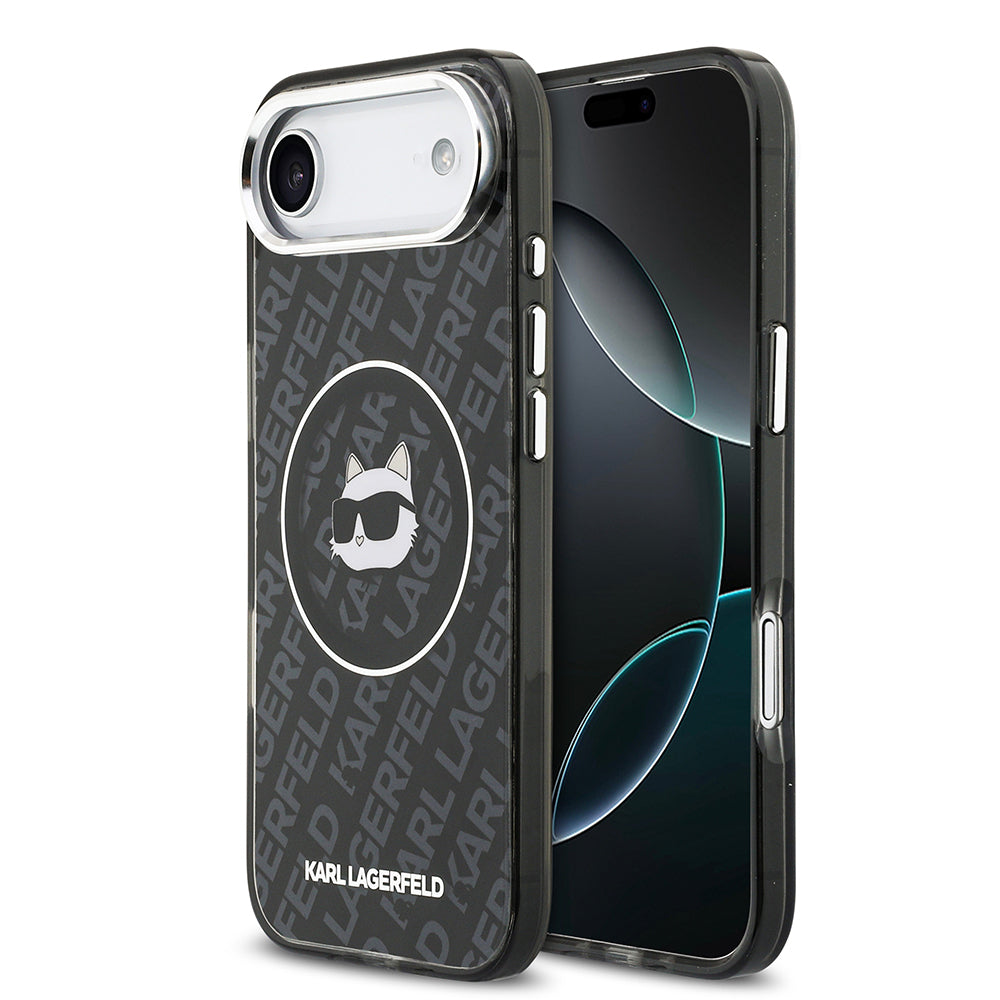 Karl Lagerfeld iPhone 17 Air Orjinal Lisanslı IML Baskılı Choupette Heads Kılıf