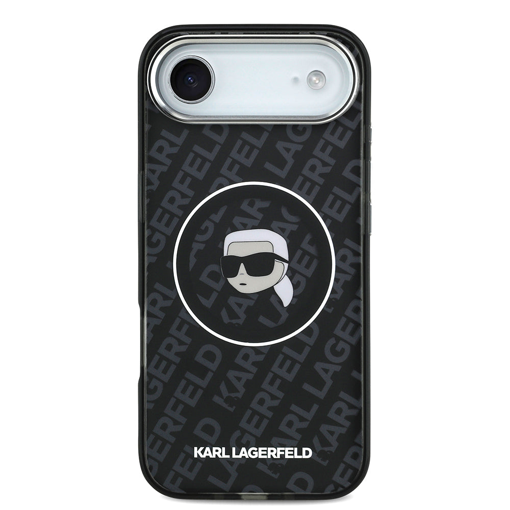 Karl Lagerfeld iPhone 17 Air Orjinal Lisanslı IML Baskılı KL Heads Telefon Kılıfı
