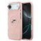 Karl Lagerfeld iPhone 17 Air Orjinal Lisanslı Parlayan Simli Karl & Choupette Heads Kılıf