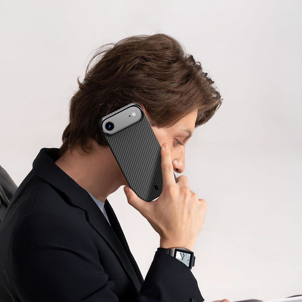 Wiwu DCC-206 iPhone 17 Air M-safe Şarj Özellikli Kamera Standlı Aramid Air Kılıf