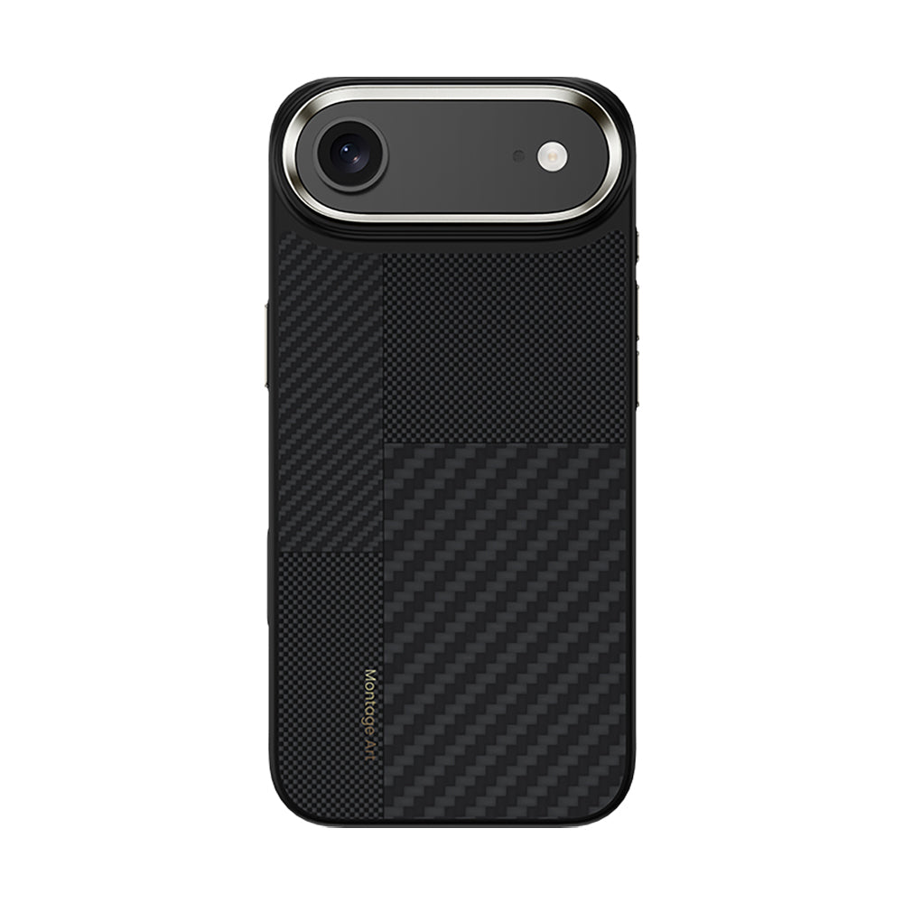Benks Montage Hybrid ArmorPro iPhone 17 Air M-safe Karbon Fiber Kevlar Kılıf