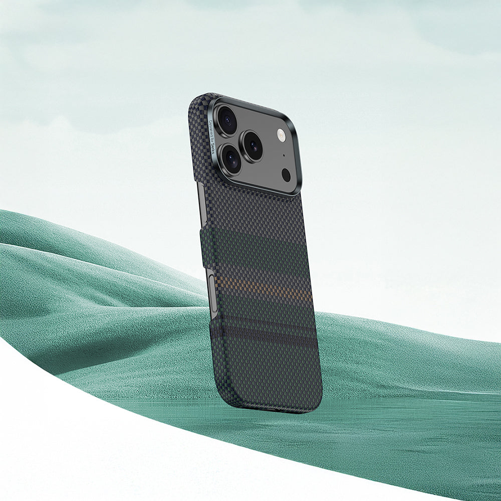 Benks Aurora ArmorAir iPhone 17 Air Magsafe Karbon Fiber Tasarımlı Kevlar Kılıf
