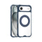 Mutural Obsidian Serisi iPhone 17 Air M-safe Şarj Özellikli Parmak Ring Standlı Airbag Tasarımlı Kılıf
