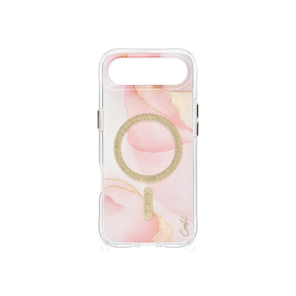 Coehl Aeris iPhone 17 Air M-safe Şarj Özellikli Simli Magnetik Kılıf