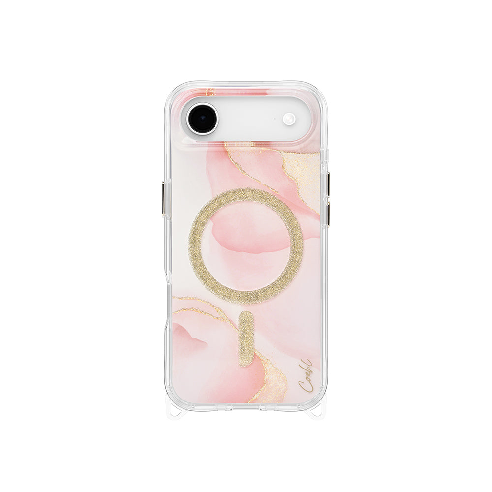 Coehl Aeris iPhone 17 Air M-safe Şarj Özellikli Simli Magnetik Kılıf