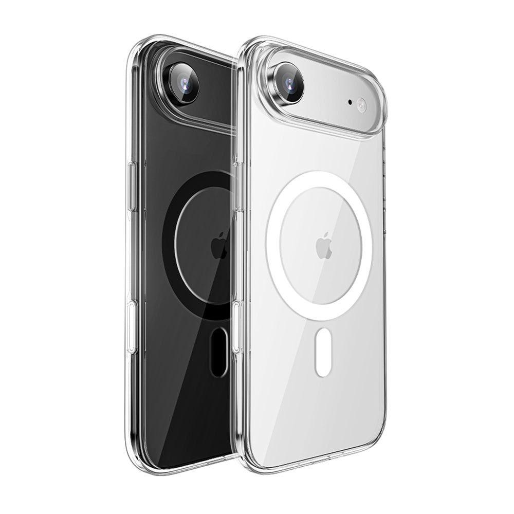 Wlons Pita iPhone 17 Air M-safe Şarj Özellikli Transparan Sert PC Kılıf