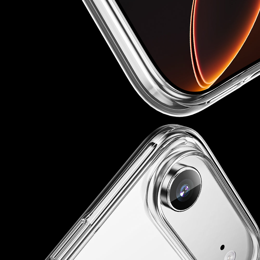 Wlons Pita iPhone 17 Air M-safe Şarj Özellikli Transparan Sert PC Kılıf