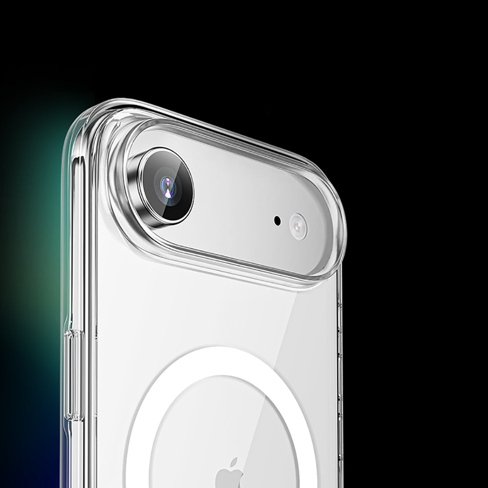 Wlons Pita iPhone 17 Air M-safe Şarj Özellikli Transparan Sert PC Kılıf