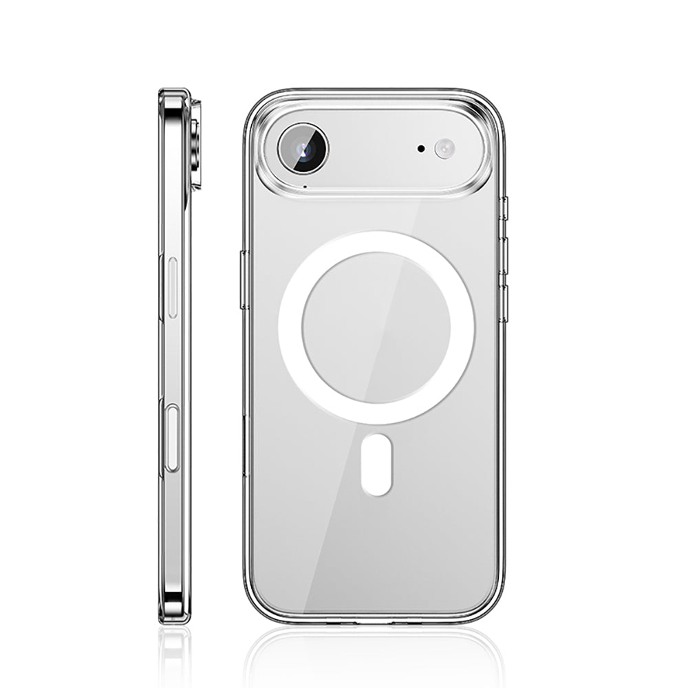 Wlons Pita iPhone 17 Air M-safe Şarj Özellikli Transparan Sert PC Kılıf